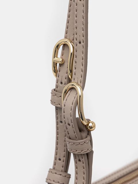 Furla torebka skórzana Double M Boston Bag - zdjęcie produktu nr 2