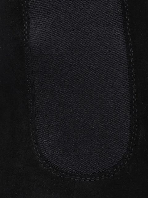 Gianvito Rossi pull-on suede chelsea boots - Black