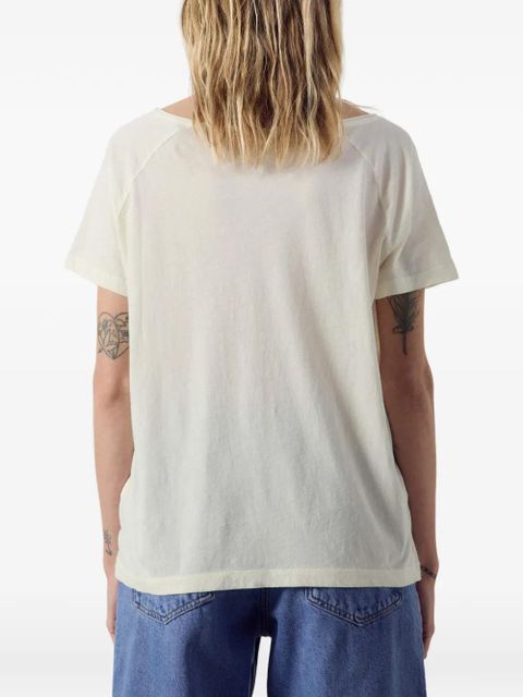 American Vintage Laloom boat-neck T-shirt - White