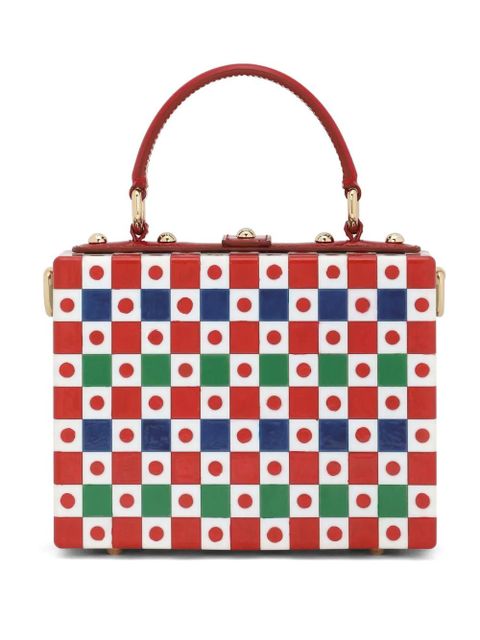 Dolce & Gabbana Dolce Box Carretto-print tote bag - Red - zdjęcie produktu nr 2