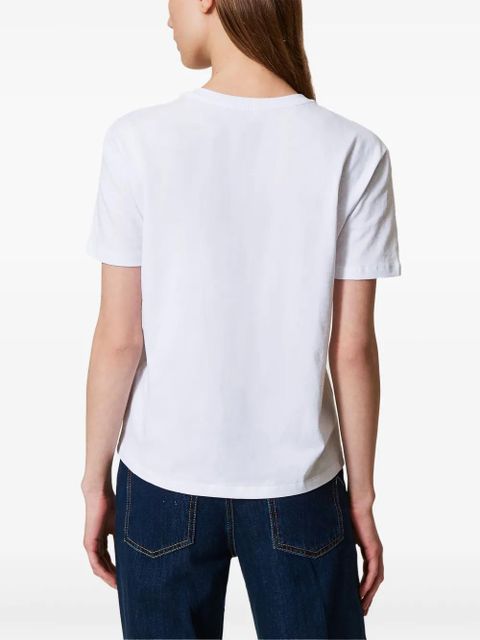 TWINSET Oval T-plaque T-shirt - White