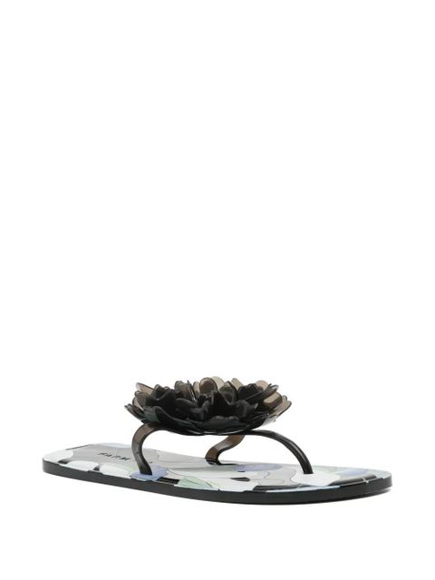 FARM Rio floral-print flip flops - Black - zdjęcie produktu nr 2