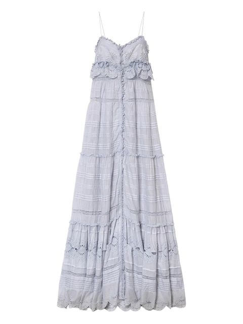 MARANT ÉTOILE Paule ruffled maxi dress - Blue
