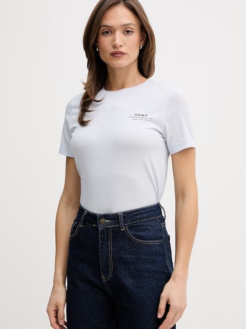 Gant t-shirt damski bawełniany - zdjęcie produktu nr 2