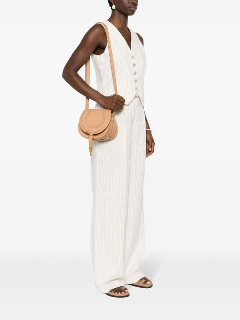 Chloé small Marcie leather bag - Brown - zdjęcie produktu nr 2