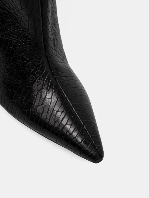 Vanda Novak kozaki skórzane Kaja damskie kolor czarny na szpilce