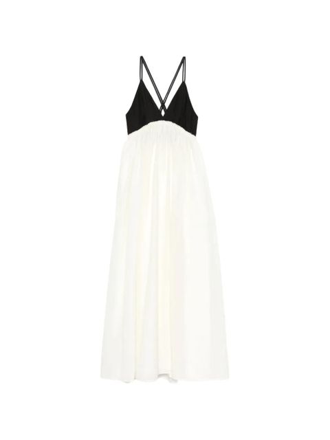 Eleh V-neck maxi dress - White - zdjęcie produktu nr 1