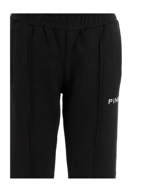 PINKO logo-embroidered flared trousers - Black - zdjęcie produktu nr 2