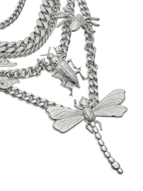 Blumarine layered chain necklace - Silver