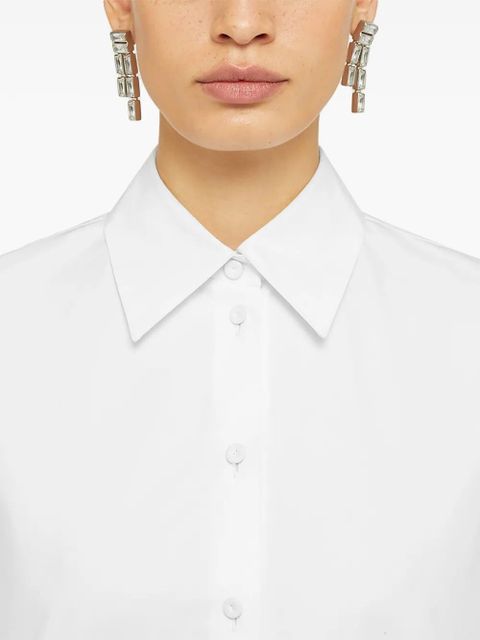 Jil Sander classic collar cotton shirt - White - zdjęcie produktu nr 2
