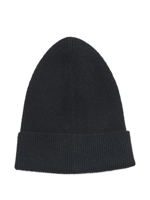 Marc Jacobs logo-patch beanie - Black