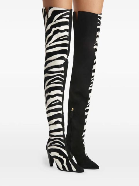 KHAITE Harvey over-the-knee high boots - White