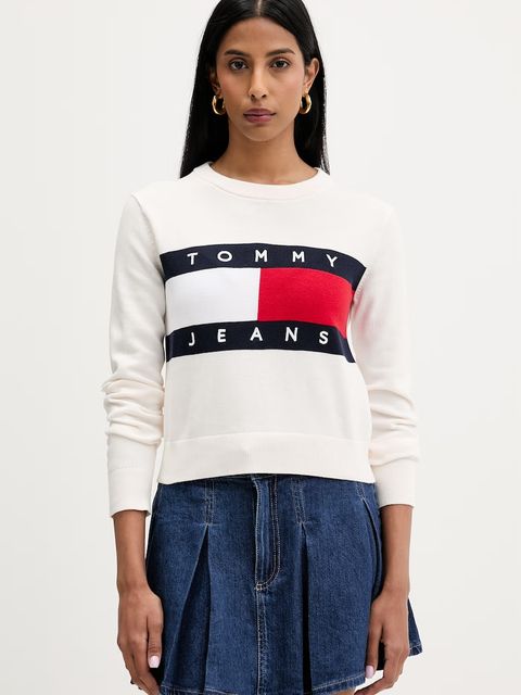 Tommy Jeans sweter damski bawełniany - zdjęcie produktu nr 1