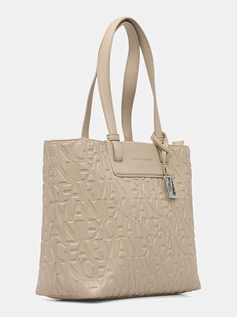 Armani Exchange torebka kolor beżowy XW001481 AF15774
