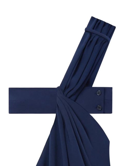 Courrèges twisted draped dress - Blue - zdjęcie produktu nr 2