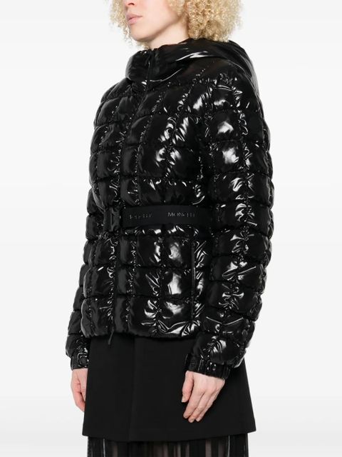 Moncler Eynard quilted belted jacket - Black