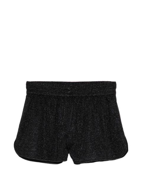 Oséree lurex shorts - Black - zdjęcie produktu nr 1