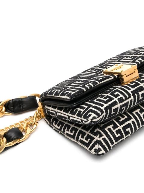 Balmain small 1945 Soft crossbody bag - Black