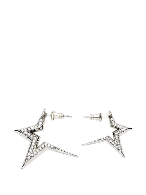 Ferragamo star-shaped earrings - Silver - zdjęcie produktu nr 1