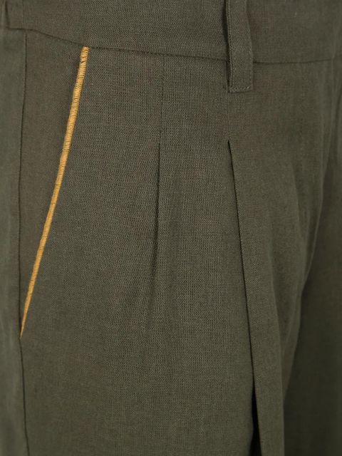 TWINSET pleated trousers - Green