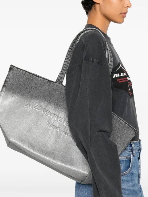 Alexander Wang large Punch embossed tote bag - Grey - zdjęcie produktu nr 2