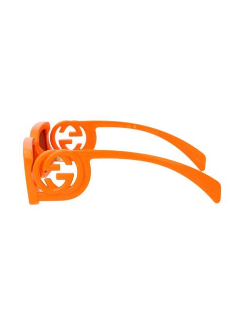 Gucci Eyewear rectangle-frame sunglasses - Orange