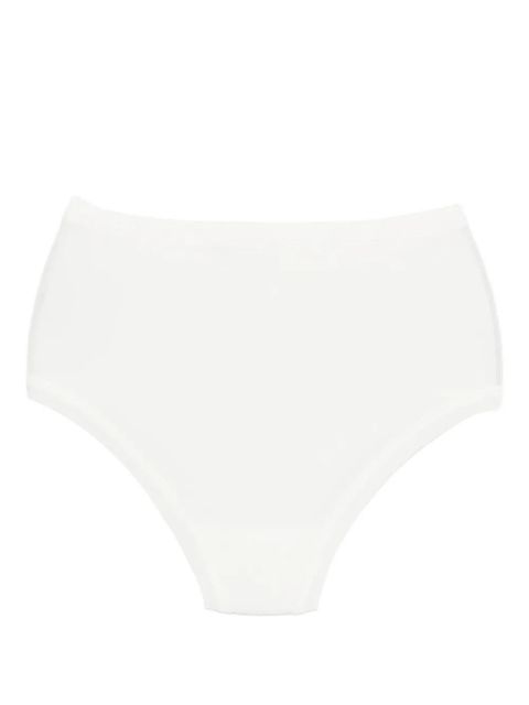 CALVIN KLEIN COLLECTION Tyra ribbed-knit brief - White