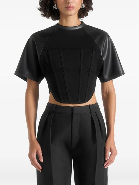 Manière De Voir Juline short-sleeve T-shirt - Black