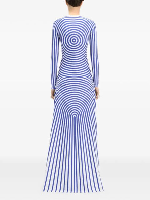 Jean Paul Gaultier The Blue Target maxi dress