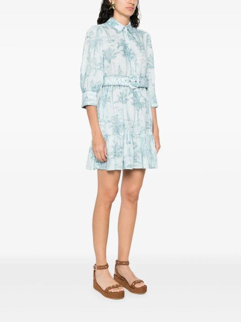MC2 Saint Barth linen mini dress - Blue