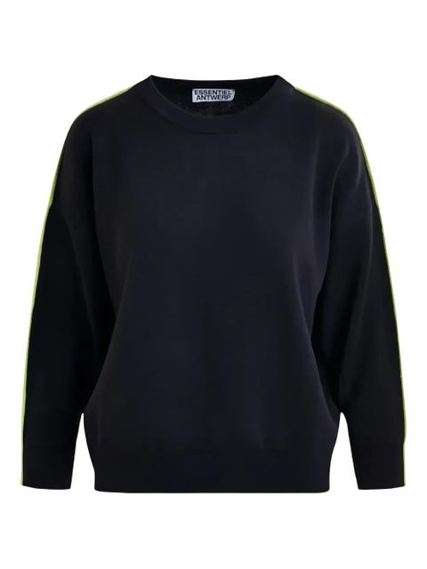 Essentiel Antwerp seam-detail sweater - Blue - zdjęcie produktu nr 1