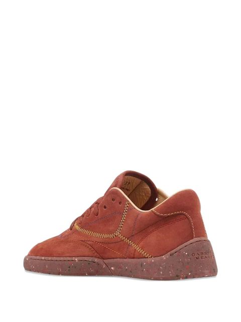 Gabriela Hearst Ohio contrast-stitching sneakers - Brown