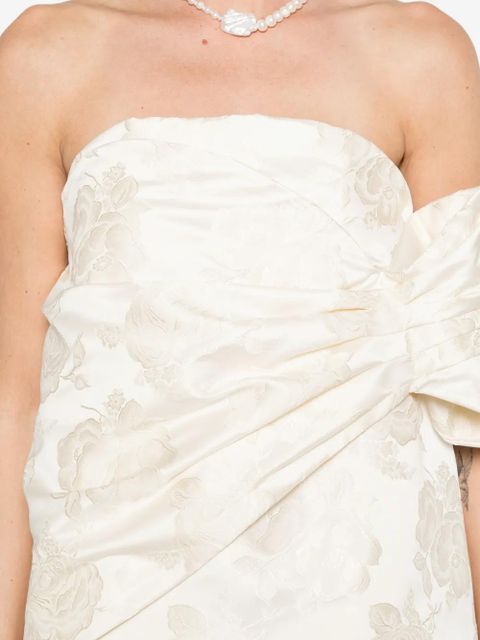 Simone Rocha gathered flower top - Neutrals