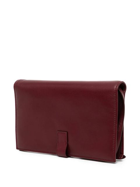 TOM FORD gold-tone clasp cross body bag - Red