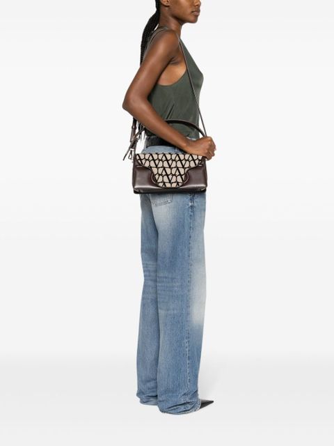 Valentino Garavani Le Grand Deuxième Toile Iconographe shoulder bag - Brown