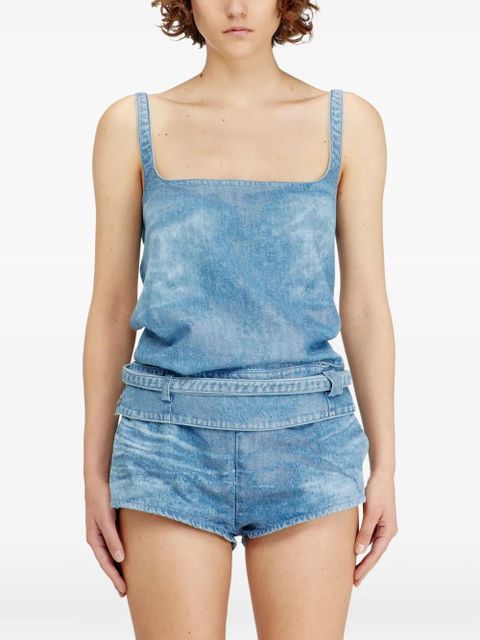 Diesel square neck top - Blue