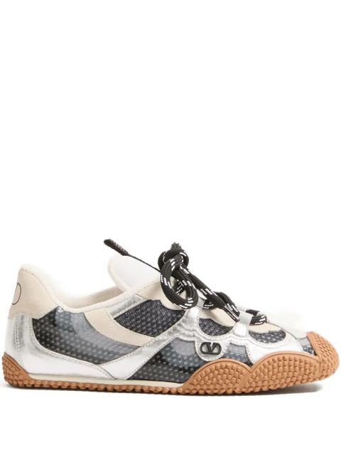 Valentino Garavani Amphibia Vlogo sneakers - Silver - zdjęcie produktu nr 1