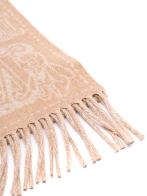 Max Mara jacquard cashmere scarf - Neutrals - zdjęcie produktu nr 2