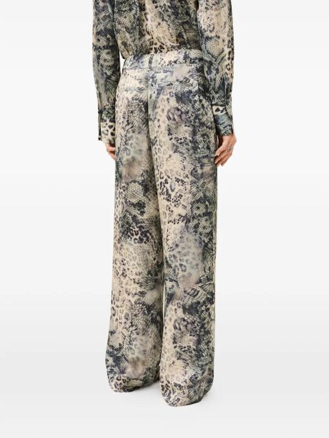 Ba&Sh Carrina animal-print trousers - Blue