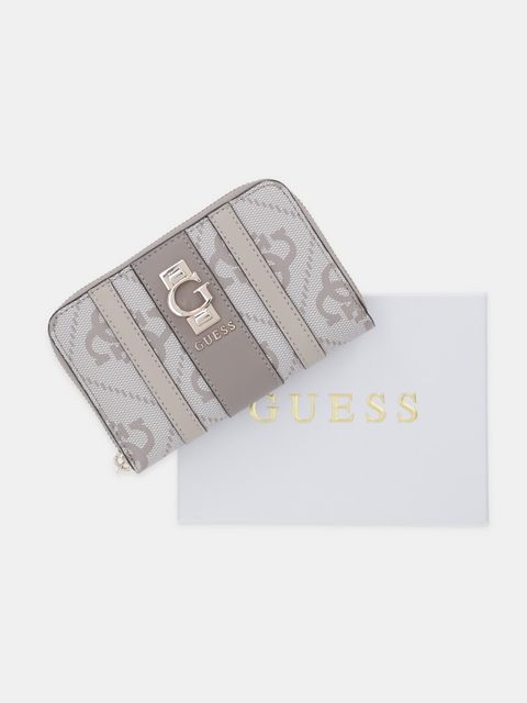 Guess portfel ERENIA damski kolor beżowy SWSO78 38140