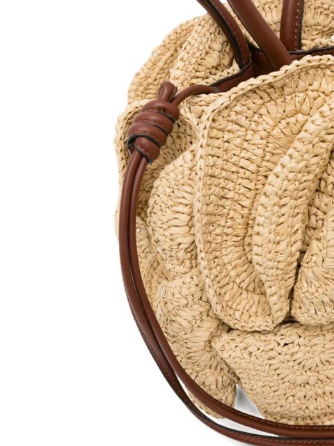 FARM Rio raffia tote bag - Neutrals