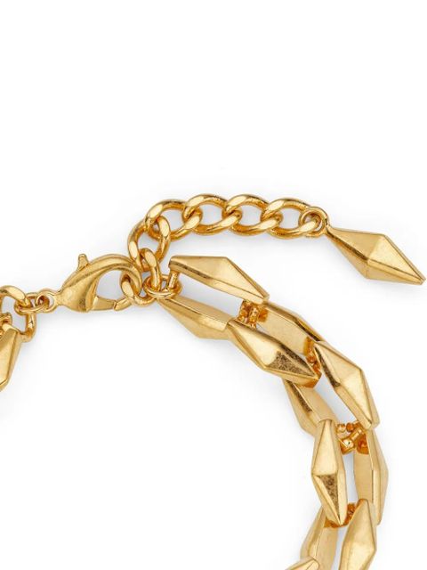 Jimmy Choo Diamond chain-link bracelet - Gold
