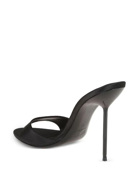 Paris Texas 105mm stiletto-heel mules - Black