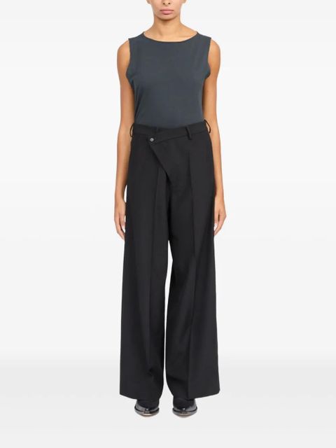 MM6 Maison Margiela off-centre trousers - Black - zdjęcie produktu nr 2