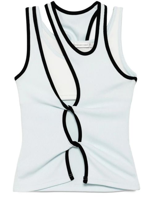 Christopher Esber Ringer tank top - Blue - zdjęcie produktu nr 1