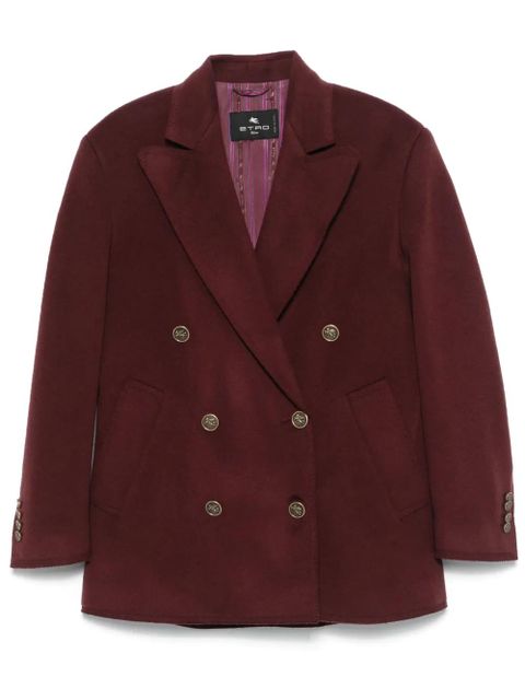 ETRO double-breasted coat - Red - zdjęcie produktu nr 1