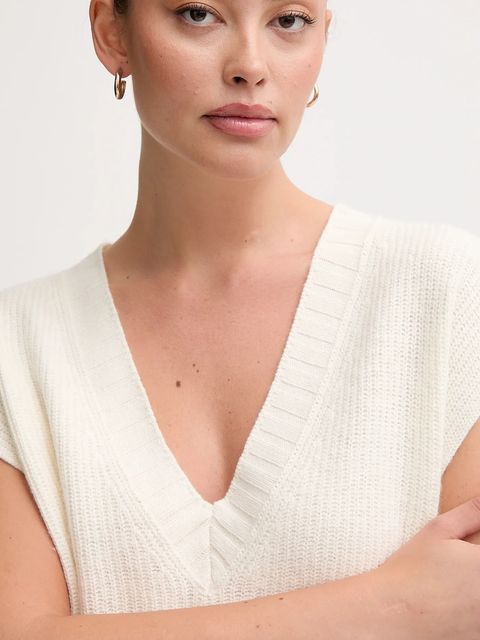 United Colors of Benetton kamizelka z dodatkiem wełny