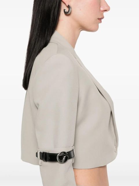 Coperni cropped blazer - Neutrals