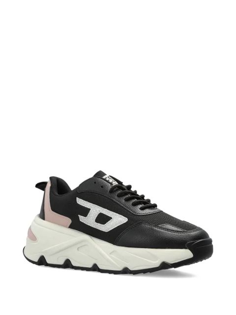 Diesel logo appliqué sneakers - Black - zdjęcie produktu nr 2