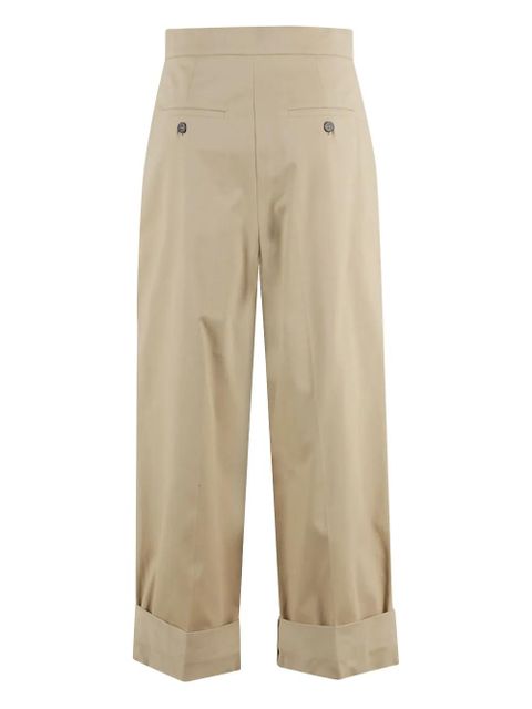 Weekend Max Mara pleated-front cuffed trousers - Neutrals - zdjęcie produktu nr 2